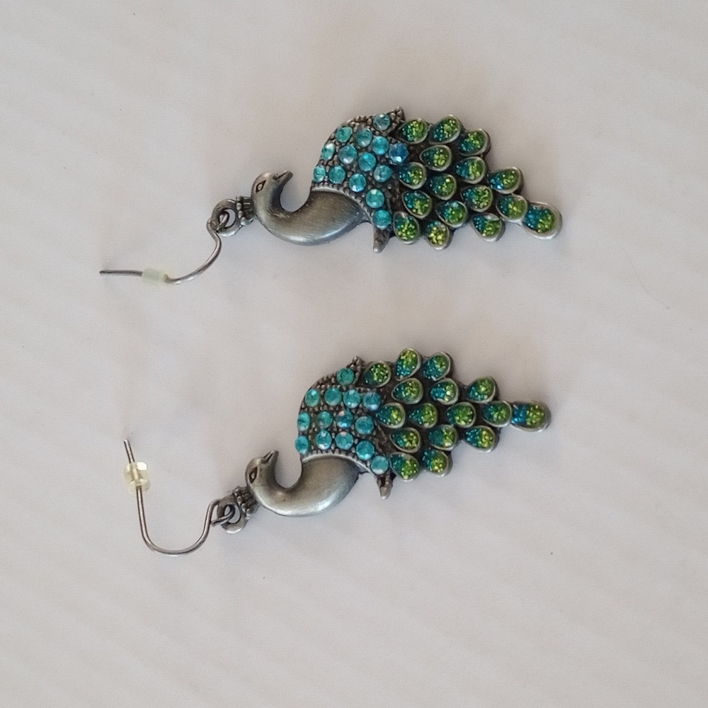 Peacock Earrings